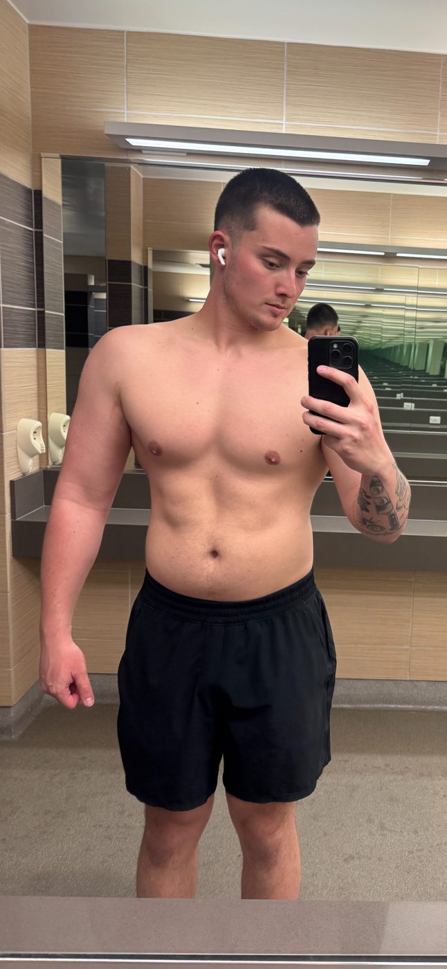 Derek before starting VIA Method coaching, roughly 250 pounds
